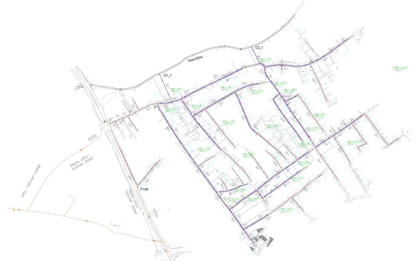 CONSTRUCTION OF SEWAGE AND STORMWATER NETWORK IN PART OF THE SINJORETOVO AREA, CITY OF ZADAR - 