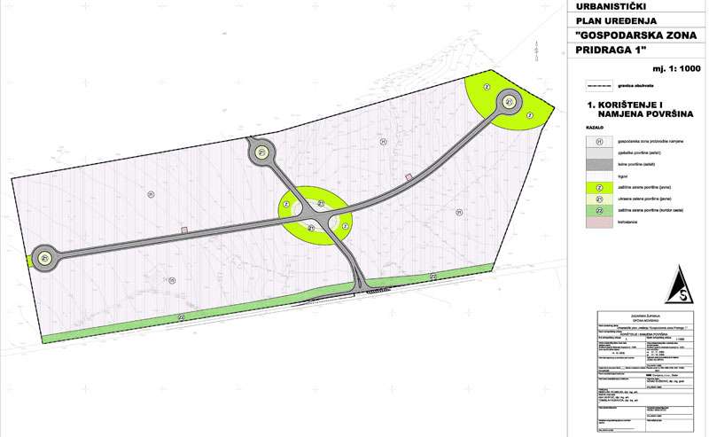 CONSTRUCTION OF MUNICIPAL INFRASTRUCTURE IN THE PRIDRAGA 1 BUSINESS ZONE - 