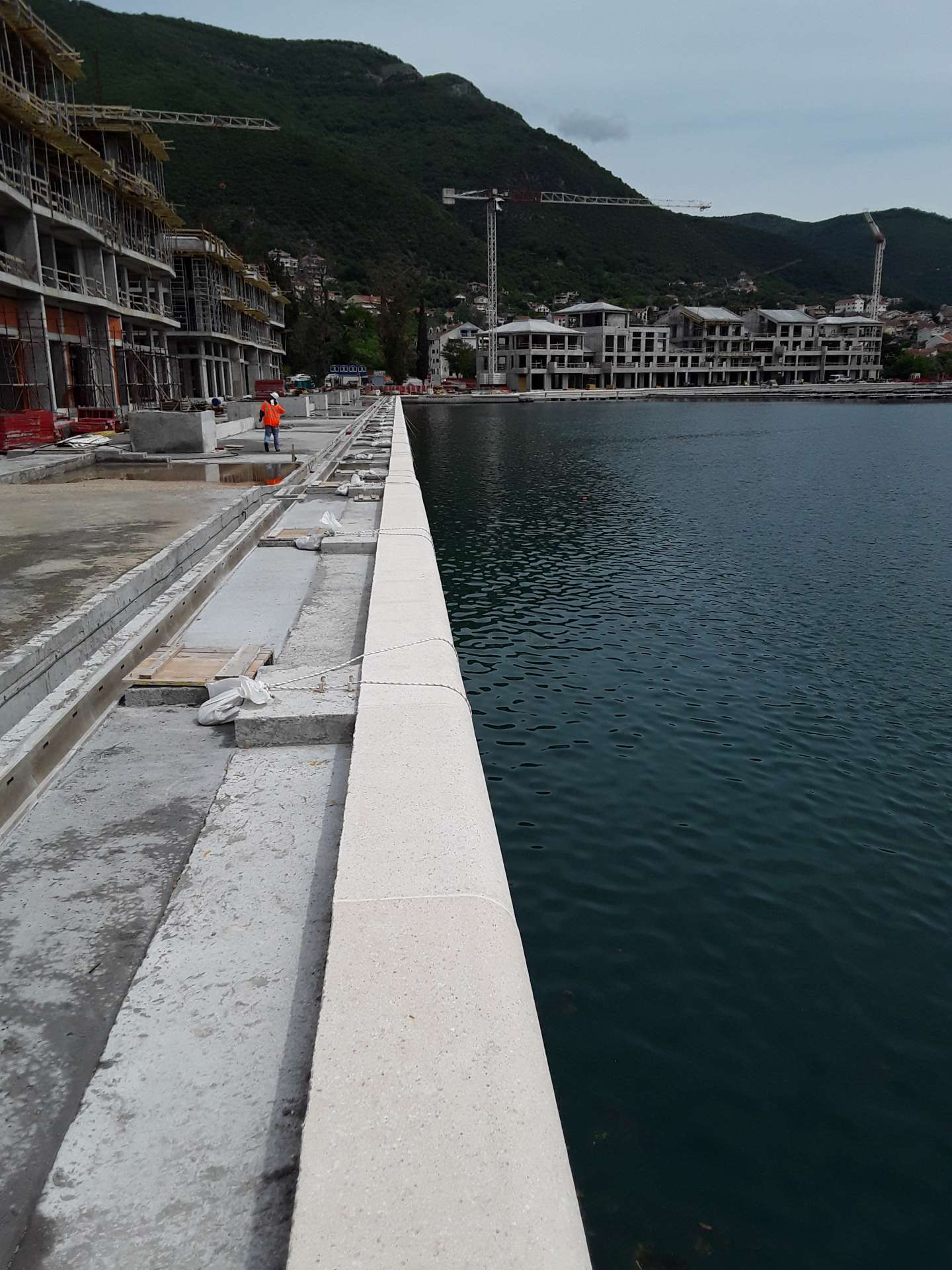 PRODUCTION AND INSTALATION OF PONTOON PIERS AT MARINE PORTONOVI, BOKA KOTORSKA BAY - 