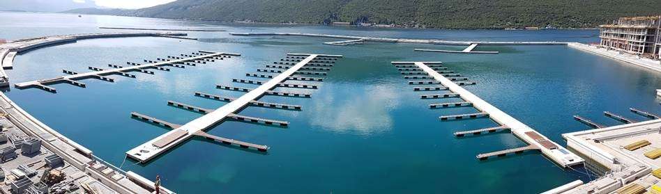 PRODUCTION AND INSTALATION OF PONTOON PIERS AT MARINE PORTONOVI, BOKA KOTORSKA BAY - 