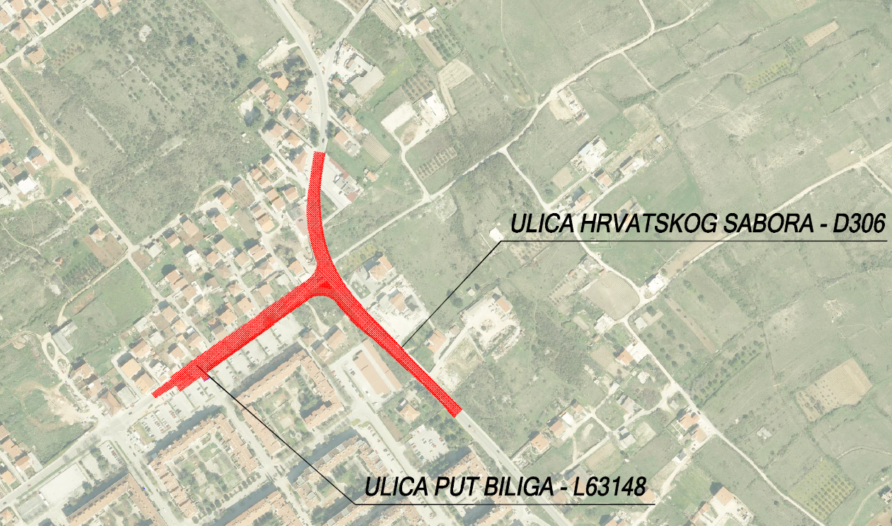 REKONSTRUKCIJA I IZGRADNJA DRŽAVNE CESTE OZNAKE DC306 S ULICOM PUT BILIGA U ZADRU - 