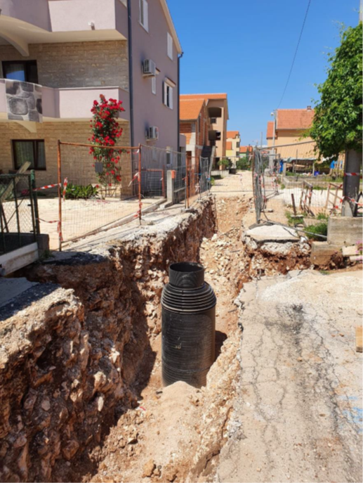 CONSTRUCTION OF SEWAGE AND STORMWATER NETWORK IN PART OF THE SINJORETOVO AREA, CITY OF ZADAR - 