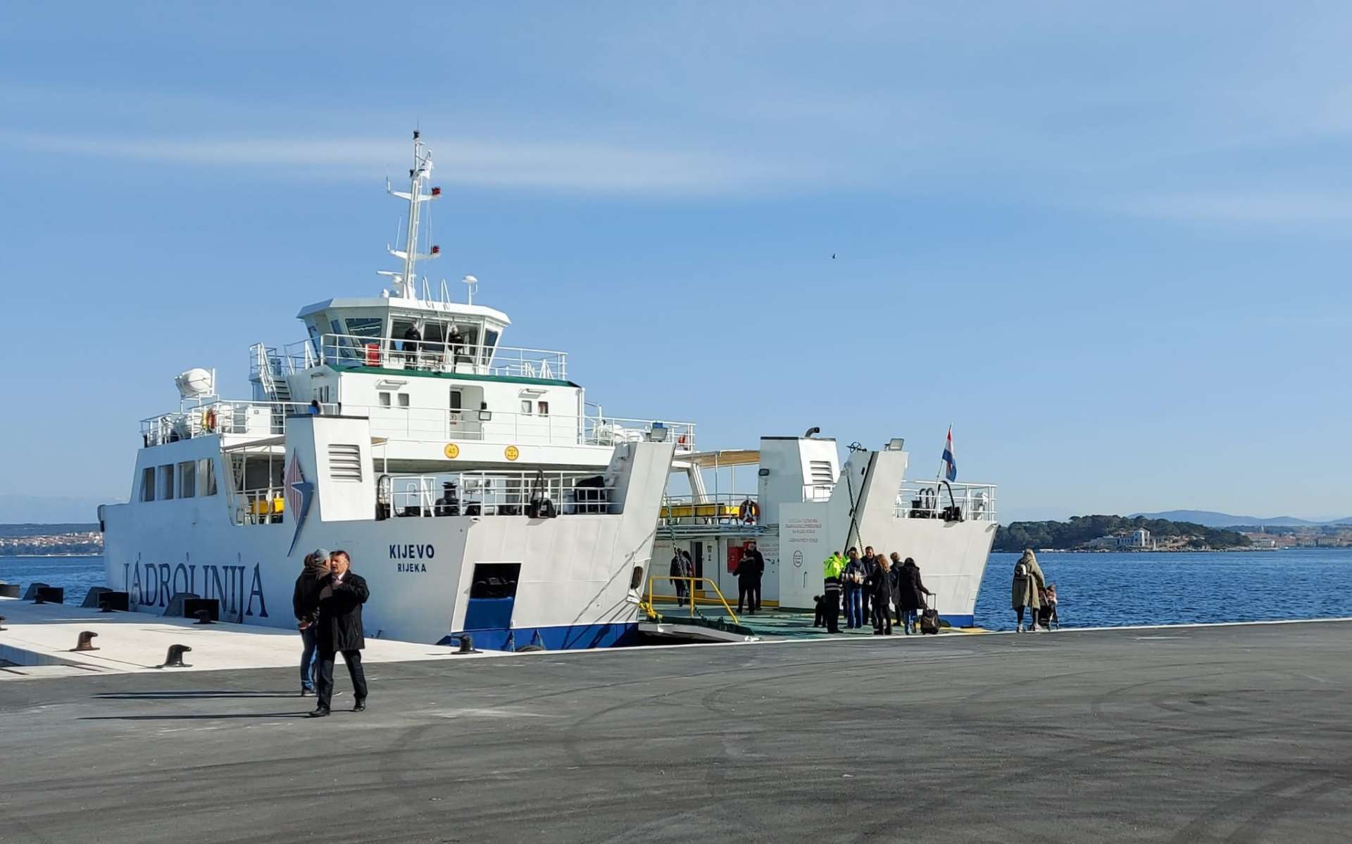 IZGRADNJA TRAJEKTNE LUKE TKON, OTOK PAŠMAN - 